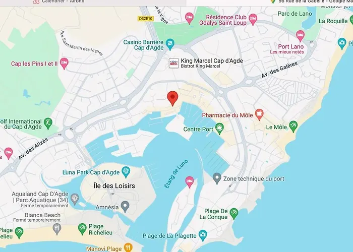 Port Brescou Iii, T2 Au Centre Port Avec Parking Et Clim شقة *